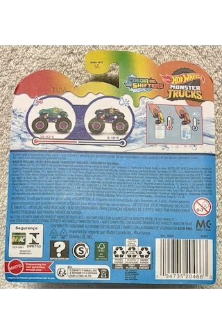 Mattel Hot Wheels Monster Trucks Renk Değiştiren Araçlar Hgx06-hvh83 Steer Clear Çok Renkli