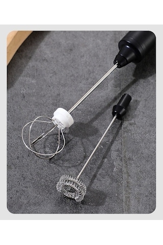 Yifomall Ev İçi Küçük Mini Elektrikli Yumurta Çırpıcı, Otomatik Akşam/ Krema Karıştırıcı, Pastane Fırınlama Aleti Siyah, Çift Başlı Diğer