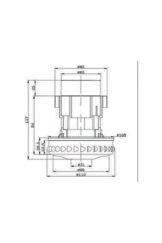 Unico Cg-47 Hd Süpürge Motor Bakır Sargı 1200w
