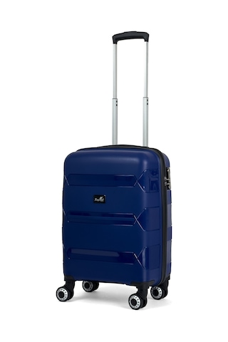 Reymond Luggage Lucas Polipropilen Kırılmaz Valiz, Kabin Boy Lacivert