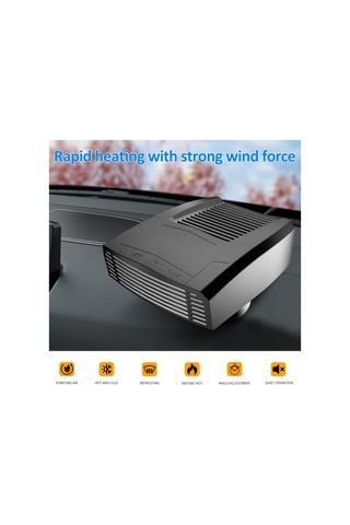 Samdoo 12v Araç Isıtıcı Ve Soğutucu - 150w Taşınabilir Hızlı Defrost Cihazı Çakmaklı