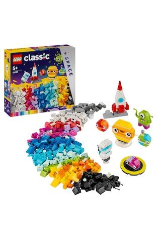 LEGO® Classic Yaratıcı Uzay Gezegenleri 11037 5+ Yaratıcı Oyuncak Yapım Seti - 450 Parça