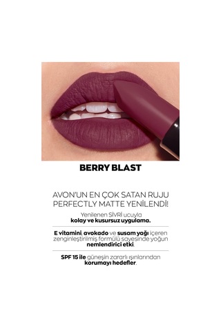 Avon Glimmerstick Dudak Kalemi Chery Jubilee + Avon Ultra Mat Ruj Berry Blast