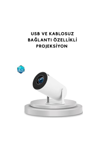 Full Hd 4k Uyumlu Projeksiyon Cihazı 130 İnç Geniş Ekran Destekli