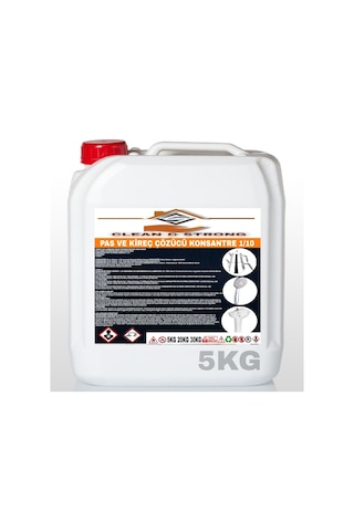 Strong&Clean Kireç Ve Pas Çözücü Ultra Konsantre 1/10 5 KG