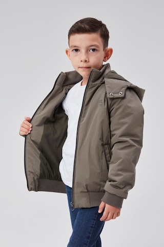 Benitto Kids Erkek Çocuk Kapüşonlu Mevsimlik Ceket 51313 Haki