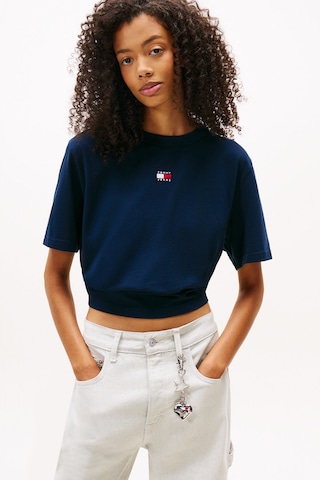 Tommy Jeans Kadın Tişört Dw0dw22202 Mavi