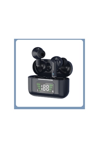 Aurora Yeni Bluetooth Kulaklıklar Dijital Ran Kulak İçiçger Kablosuz Mavi