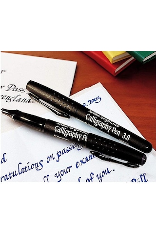 Kaligrafi Kalemi Siyah 1.0 Mm Düz Kesik Uç Supreme Calligraphy 1 Adet Kesik Keçe Uçlu Kaligrafi