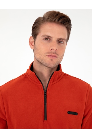 Pierre Cardin Erkek Pas Sweatshirt 50298973-VR040 - Açık Turuncu