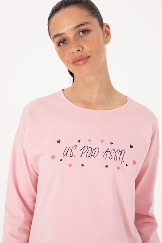 U.s. Polo Assn. Kadın Pembe Pijama Takım 50318885-vr041 Pembe