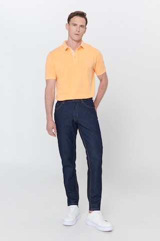 AC&Co / Altınyıldız Classics Erkek Lacivert Comfort Fit Rahat Kesim %100 Pamuk Denim Jean Kot Pantolon Lacivert