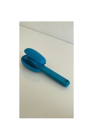 Tuperware Kutulu Kaşık Çatal Bıçak 3lü Set Mavi