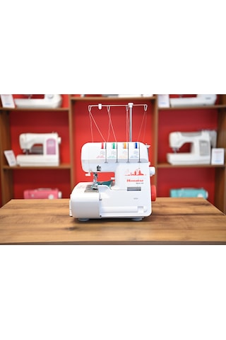 Moonstar Ev Tipi Overlok Dikiş Makinesi 3-4 İplik / Model 320 Beyaz