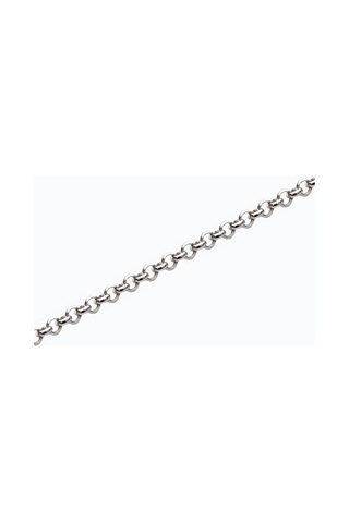 14 Ayar Altın 50 Cm Beyaz Erkek Zincir Kolye N11.352