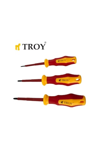 TROY 22311 VDE İzoleli Tornavida Seti, 8 Parça