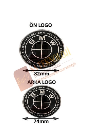 Bmw Kaput Ve Bagaj Logo G20,g28,g30,g31,g32,g38 50yıl Siyah 8274m