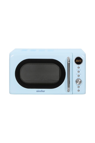 Simfer 4606 20Litre Retro Mikrodalga Fırın Dijital Mavi