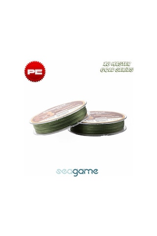 Seagame Master X8 Pe 150m Moss Green Olta İp Misinası - 0.16mm 0.16mm