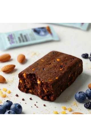 Yaban Mersini Ve Badem Aromalı Meyve Bar 35 G Meyve İçeren Pratik Atıştırmalık 12 Adet