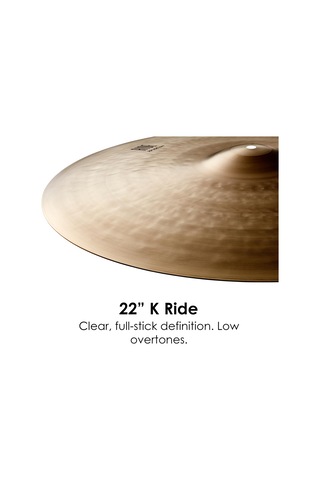 Zildjian K Zildjian Serisi - 52 Cm Ride Zil Açık Gri