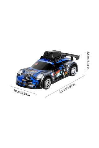 Usb Şarjlı Kameralı Oyuncak Spor Araba Siyah