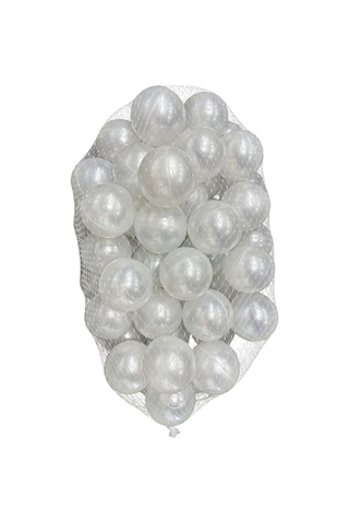 Atlas Baby&chıld 7 Cm 50'li İnci Oyun Havuz Topu Çocuklar İçin Güvenli Plastik Top Nişan Parti Süsü