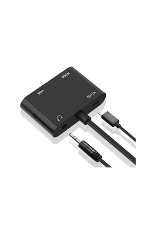 Hdmı To Hdmı+vga+audio 5v1a Power Beslemeli Çevirici