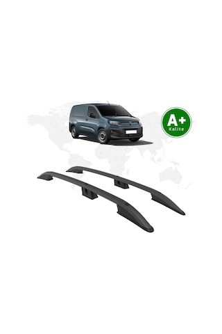 Citroen Berlingo Panelvan Tavan Çıtası Uzun Şasi 2024 Model Ve Sonrası Siyah