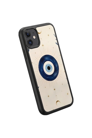 İphone 11 Uyumlu Evileye Desenli Kamera Korumalı Darbelere Dayanıklı Kılıf 1246-evileye-iphone11