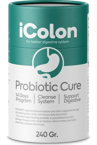 İcolon Prebiyotik Bağırsak Kürü 240 Gr Probiotic Cure
