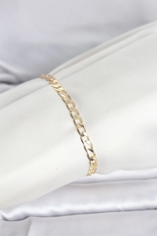 Ceylan Adam Cm 14k Gold Renk Halka Zincir Model Kadın Bileklik Çok Renkli