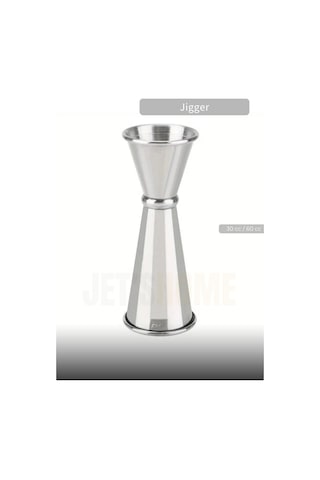 Jet's Home Jigger Çift Taraflı Bar Ölçeği Paslanmaz Kokteyl Ölçeği Barmen Ölçü Kabı Çelik 30/60 Cc
