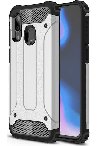 Noktaks - Xiaomi Redmi Note 7 Uyumlu - Kılıf Çift Katman Zırh Tank Crash Military Kapak - Rose Gold