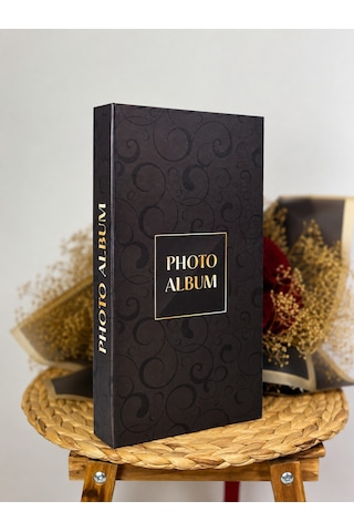 Rabsev RS307 Fotoğraf Albümü 10x15cm 300 Fotoğraf Kapasiteli Retro Desenli Lüks Albüm