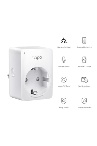 Tp-lınk Tapo P110m Akıllı Wifi Priz 16a Enerji Ölçer Matter Destekli Alexa & Google Home
