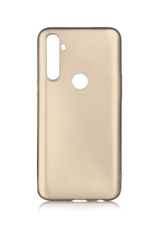 Rba Aksesuar Realme C3 Kılıf Rba Premier Silikon Kapak - Rose Gold Altın
