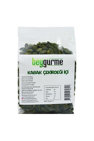 Beygurme Kabak Çekirdek Içi 150 G