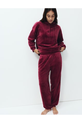 Marks & Spencer Jogger Pijama Altı T37001807P Bordo