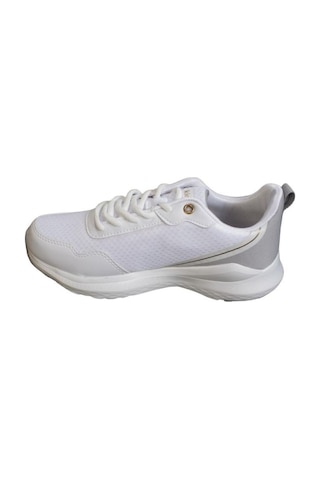 Kinetix Kadın Gri Beyaz Sneaker Fileli Spor Yürüyüş Ayakkabısı 001