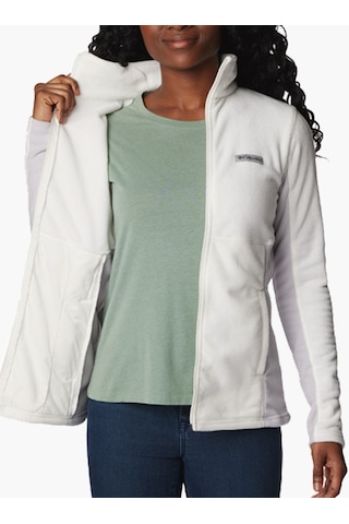 Columbia Xk0841 Basin Trail Iıı Kadın Tam Fermuarlı Polar Üst Beyaz