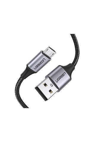 Ugreen Örgülü Micro-usb & Usb-a Data Ve Şarj Kablosu, 2 Metre, Siyah Diğer