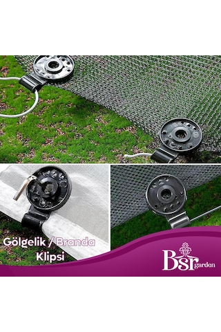 Bsr Garden Gölgelik Klipsi 100 Adet