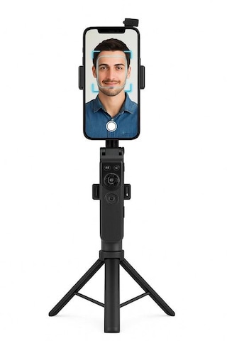 Neepho Np-l12 Otomatik Yüz Takip Özellikli 360 Derece Döndürme Özellikli Akıllı Telefon Ve Kamera Tripod'u, Uzaktan Kumanda