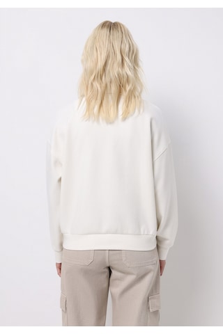 Colin's Colins Regular Fit Fermuarlı Düz Kadın Beyaz Sweatshirt Cl1076443 Q1.v2 Ofw Beyaz