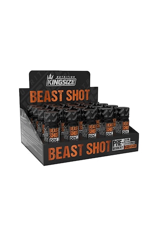 Kingsize Nutrition Beast Shot Pre-workout 60 Ml 20 Adet - Şeftali