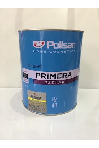 Polisan Primera Sentetik Parlak 2,5 Litre Beyaz