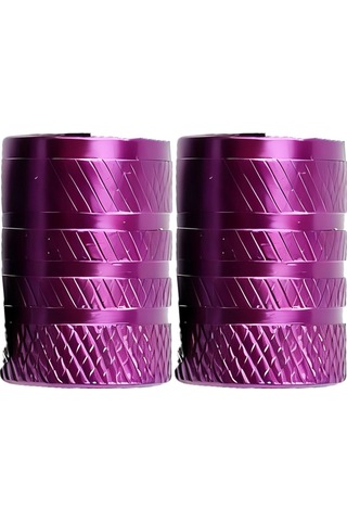 Geeksen Alüminyum Vantilasyon Kapakları Mor Renkli Otomobil Lastik Vana Korumalı Korumalı Tapa Saç