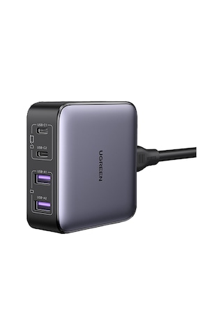 Ugreen Nexode 65W GaN 2 Masaüstü 4 Portlu Hızlı Şarj Cihazı İstasyonu