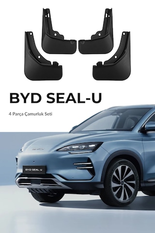 Byd Seal U Uyumlu 4lü Oto Paçalık Çamurluk Koruyucu Siyah Set